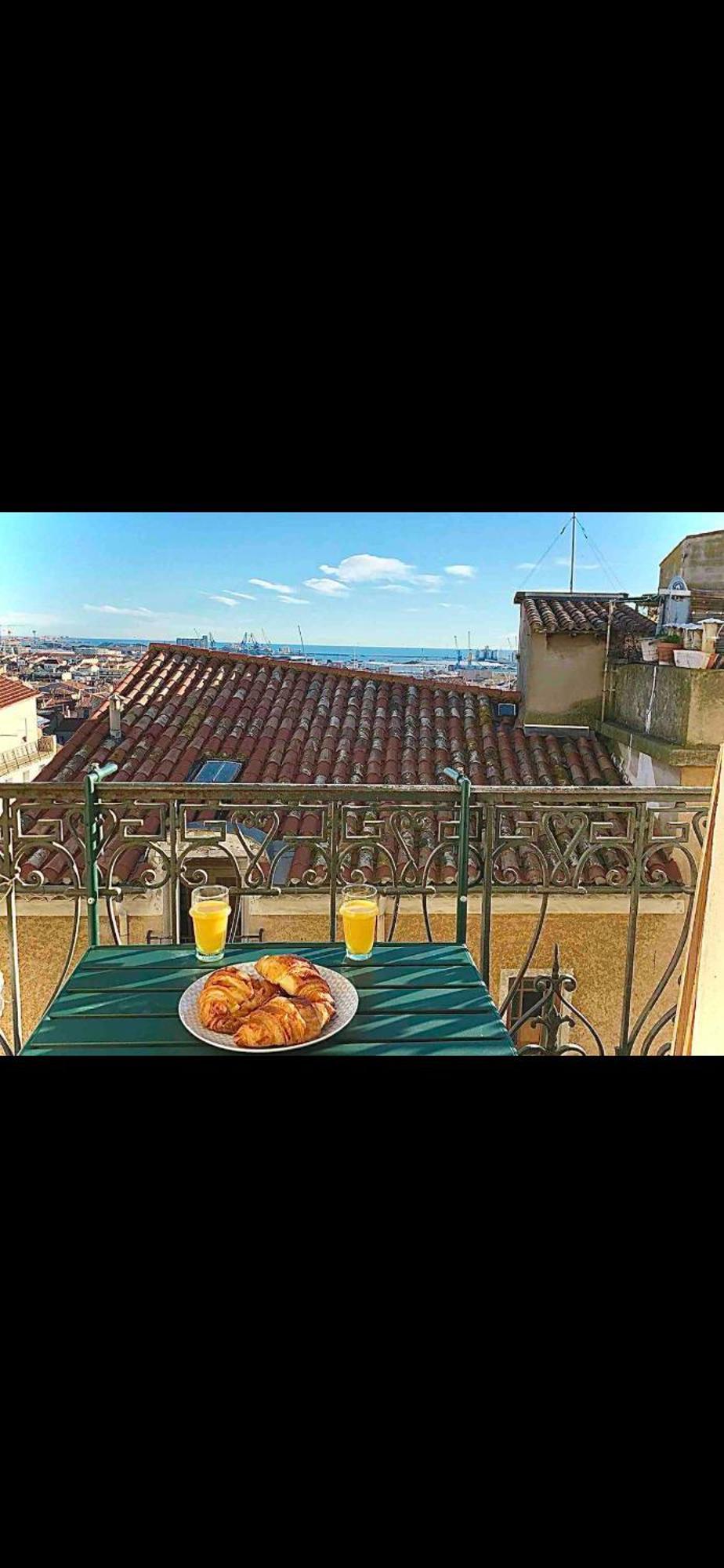 La Grande Bleue Deux Chambres Vue Mer Sète Eksteriør bilde